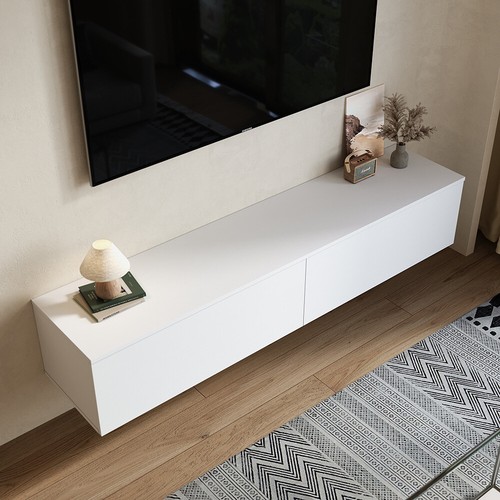 160cm wall mounted floating - 160cm, tv