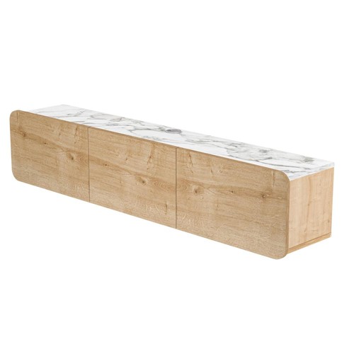 Oval floating stand - floating, wall