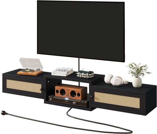 Modern rattan floating - floating, tv