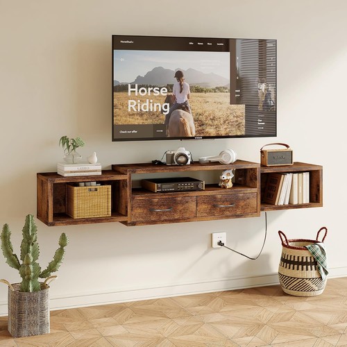 Floating tv stand with - 60'',
