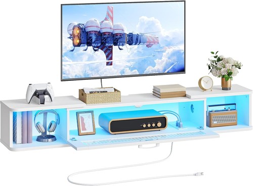 Floating stand with led - tv,