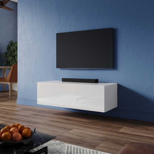 100cm white floating - white,