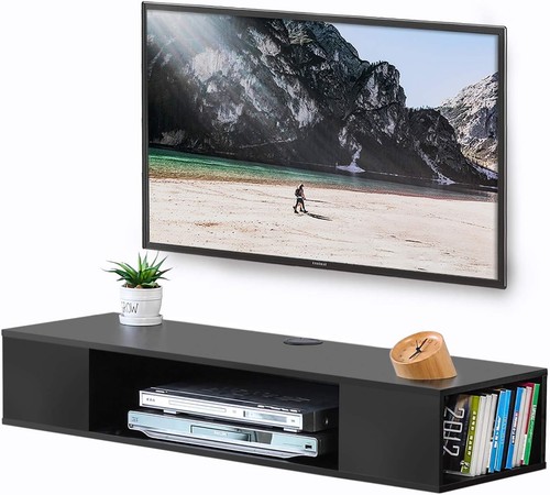 Black floating stand - black, stand,