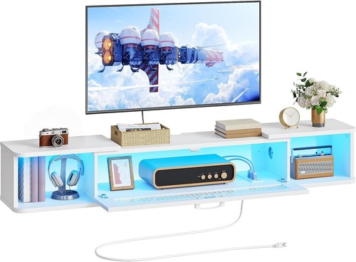 Floating stand with led - tv,