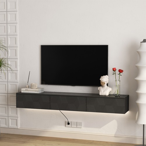 Floating stand led wall - floating, tv