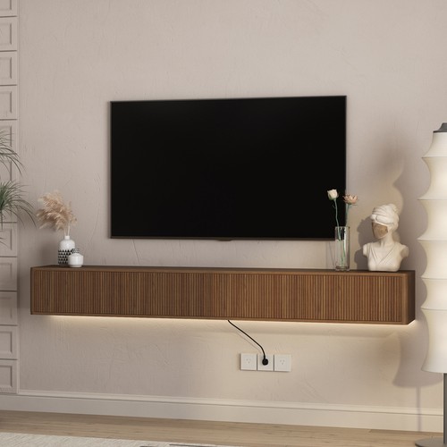 Floating stand led wall - stand,