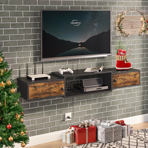 Floating stand with - 55", tv