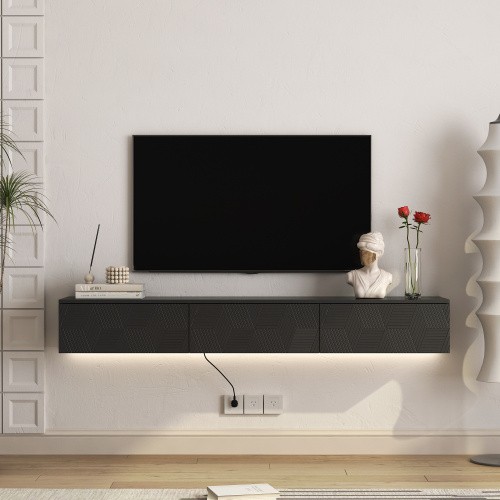 Floating stand wall mounted - floating, tv