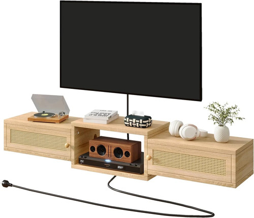 Modern rattan floating - floating, tv