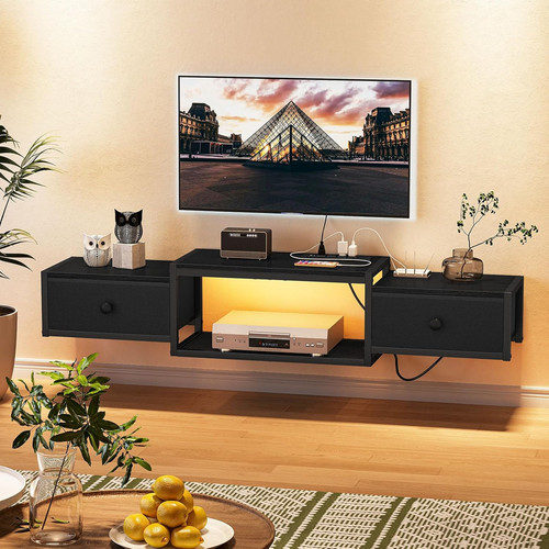 Floating stand with led - floating, tv
