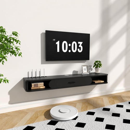 Floating stand wall - floating, 55''