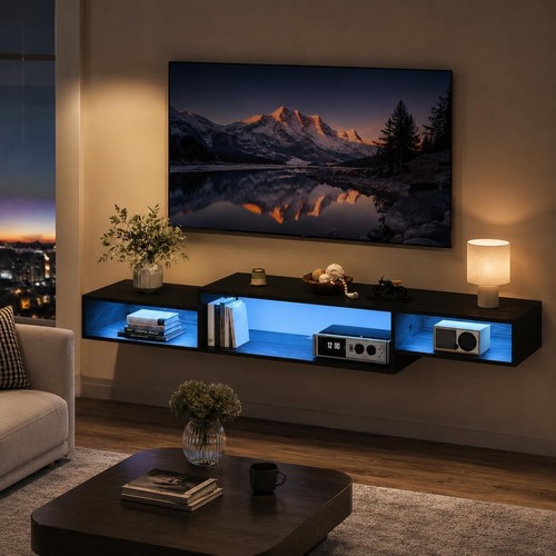 Inch floating stand - 59, tv