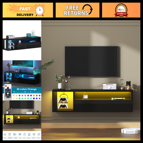 Wall mounted floating tv - 39",