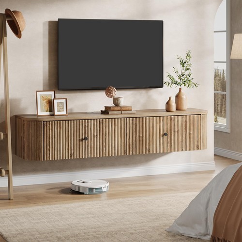 Inch wall mounted floating - 55-inch,